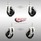 Service Caster 4 Inch 316SS Soft Rubber Wheel Swivel 10mm Threaded Stem Caster Brakes, 2PK SCC-SS316TS20S414-SRS-M1015-2-TLB-2 - alternate 3